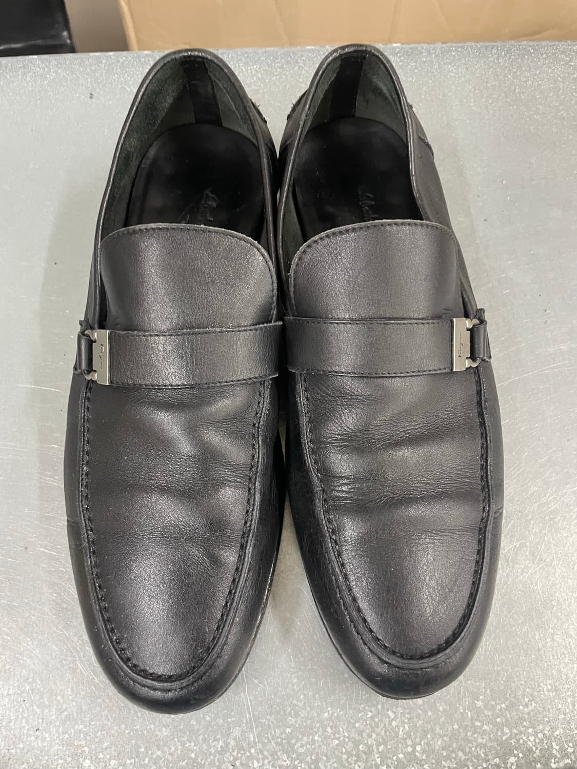 페레가모 레더 로퍼 UK8.5 상품이미지5