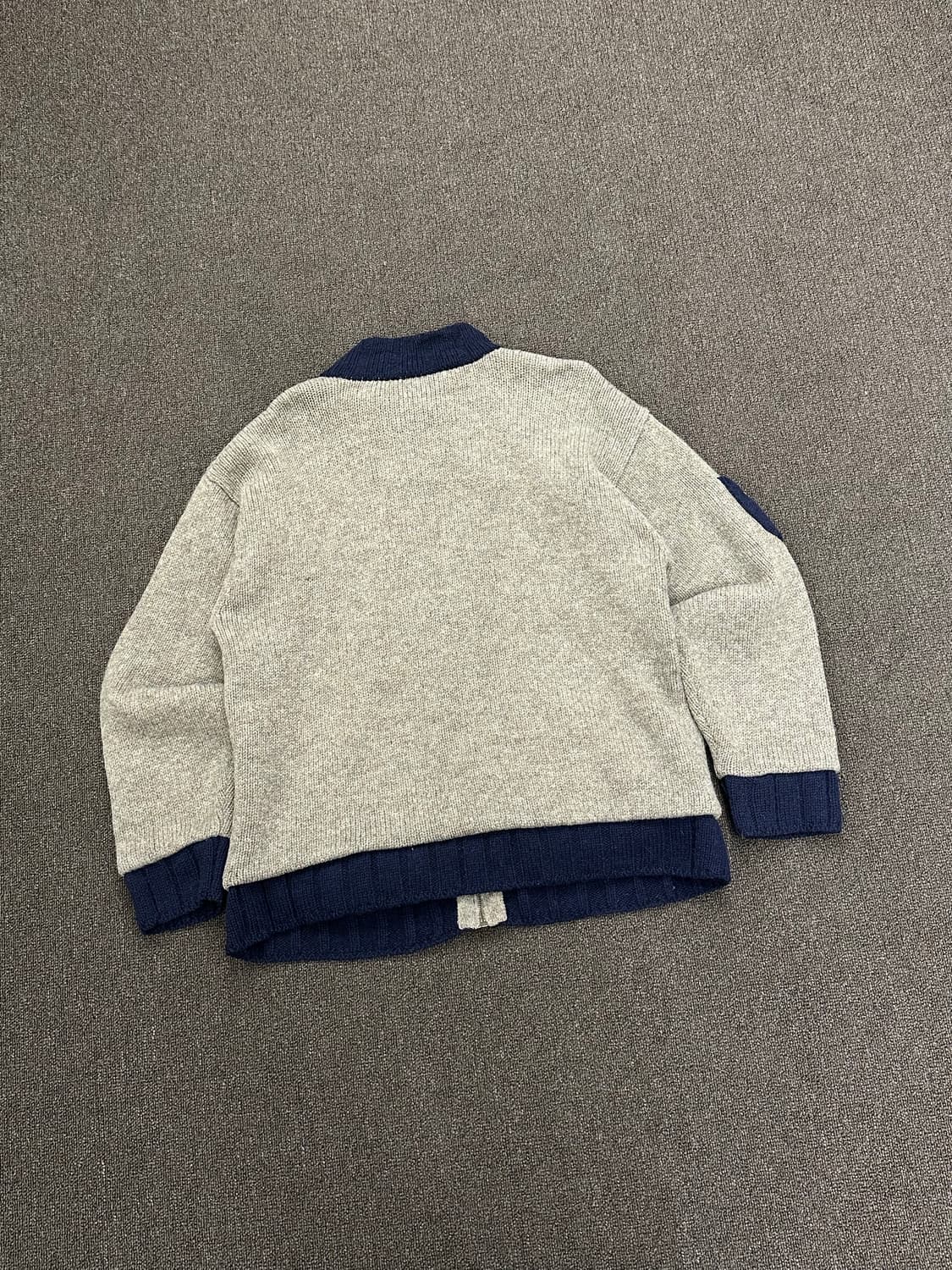 L)Badboy 빈티지 체크 니트 집업 상품이미지6