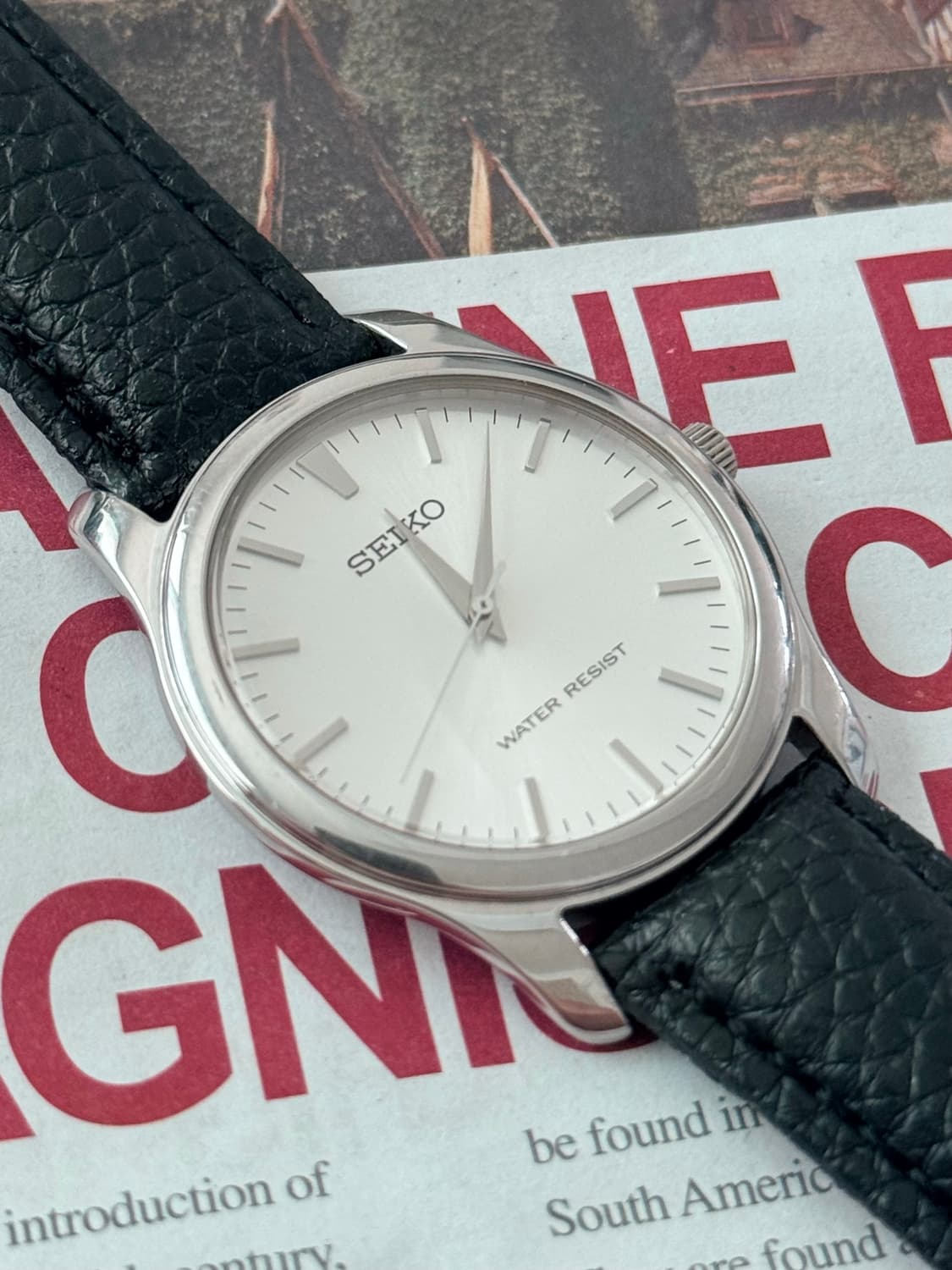 Seiko 세이코 쿼츠 블랙 2000 상품이미지4