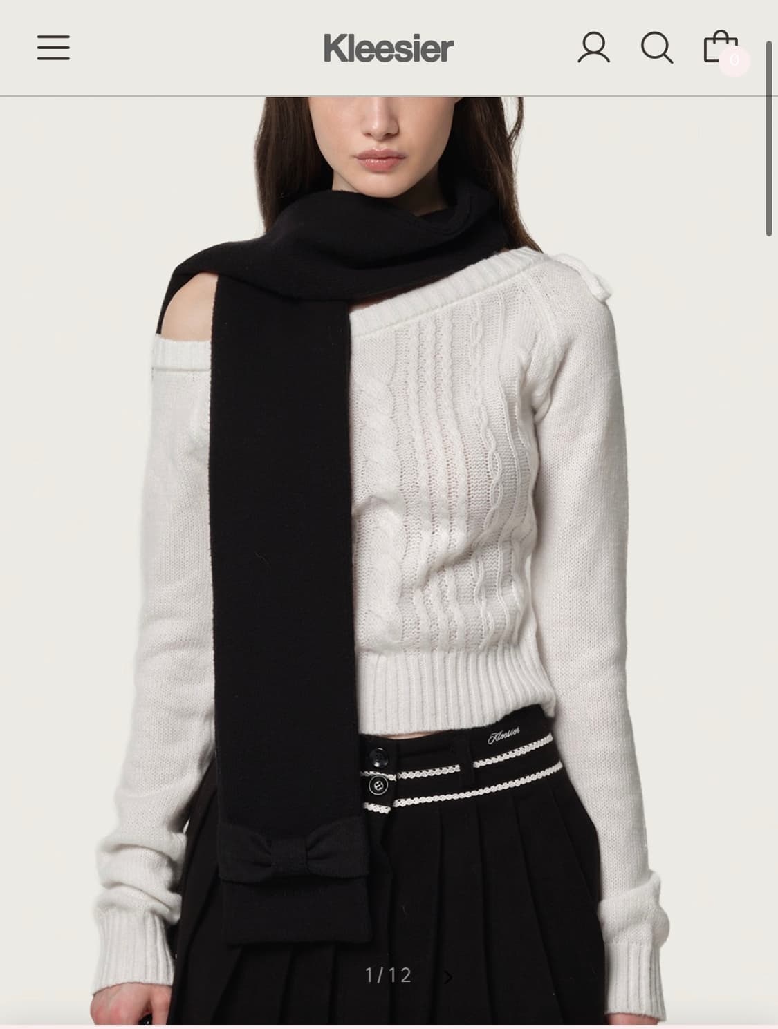 새상품 클리시어 머플러 목도리  상품이미지1