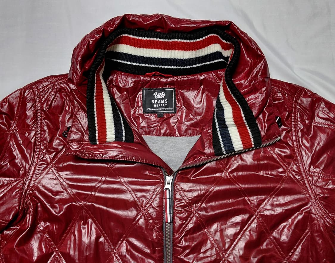 [BEAMS HEART] 빔즈 하트 다이아몬드 퀼팅 패딩 자켓 (L) 상품이미지1