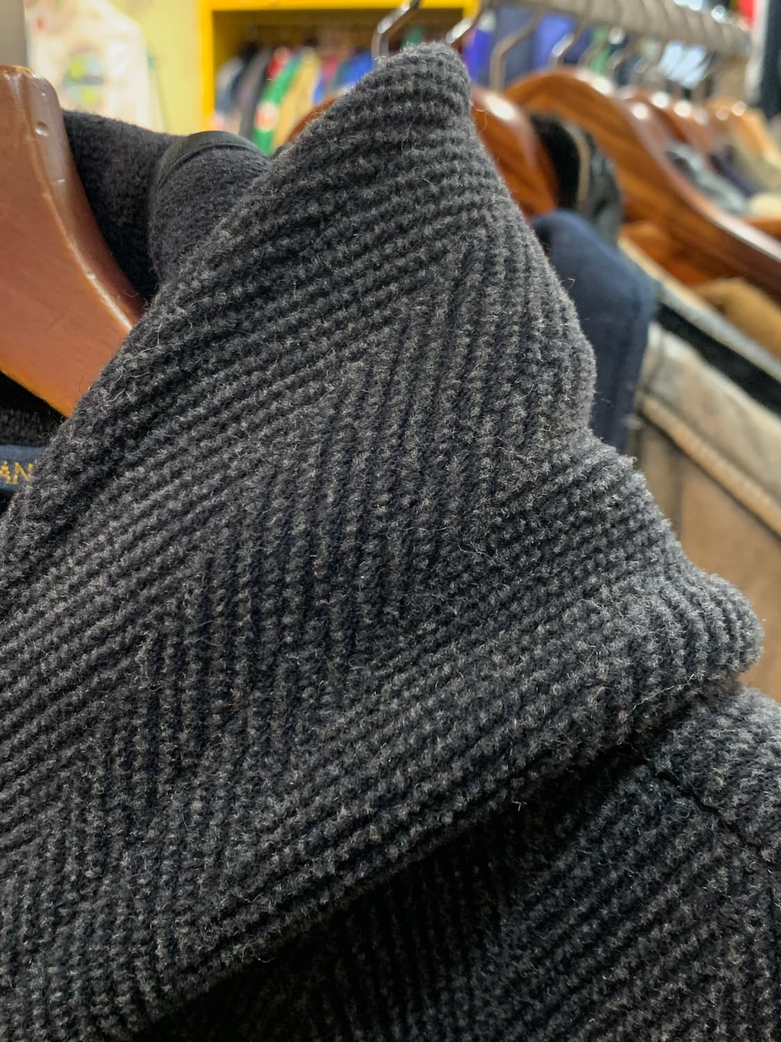 90s 글로버올 컷파일 울 더플코트 킹스턴 상품이미지4