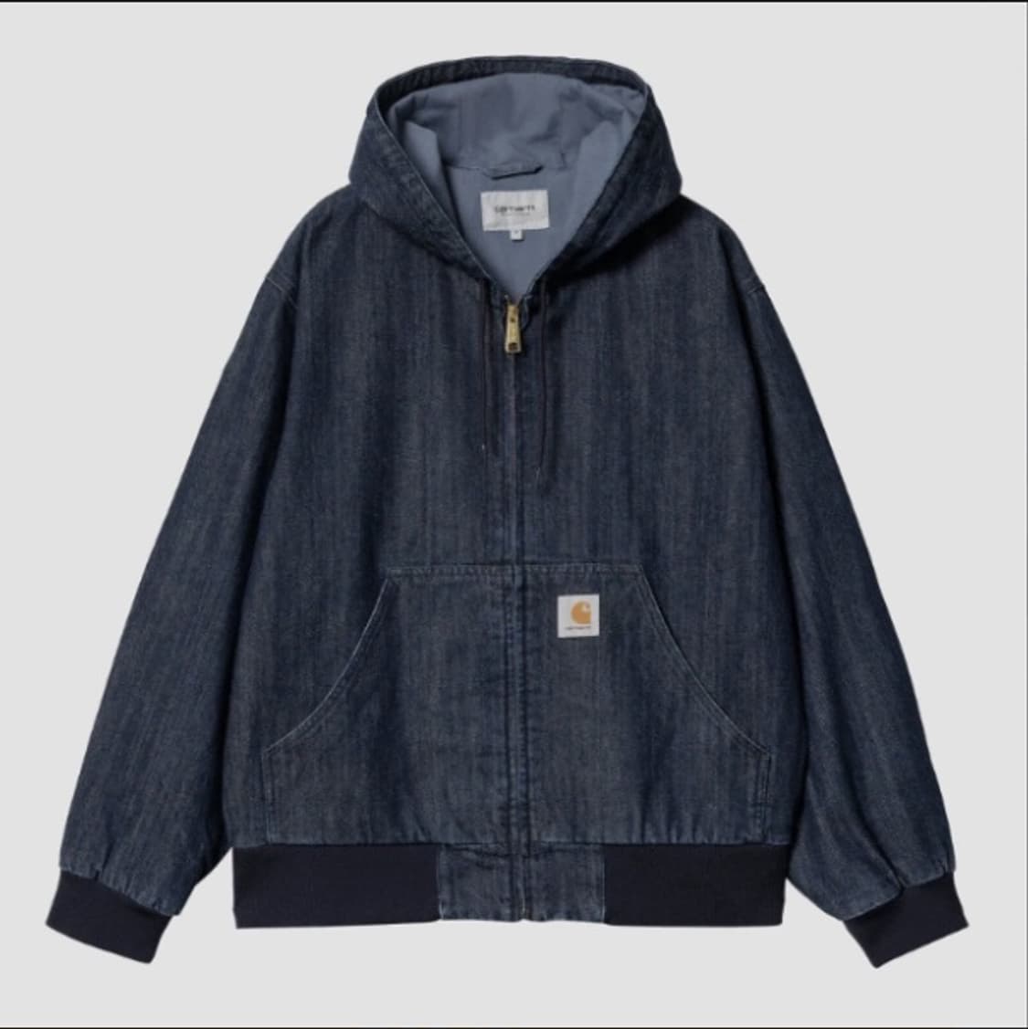 칼하트 wip  og 액티브 자켓 코튼 데님 네이비  xl 상품이미지1