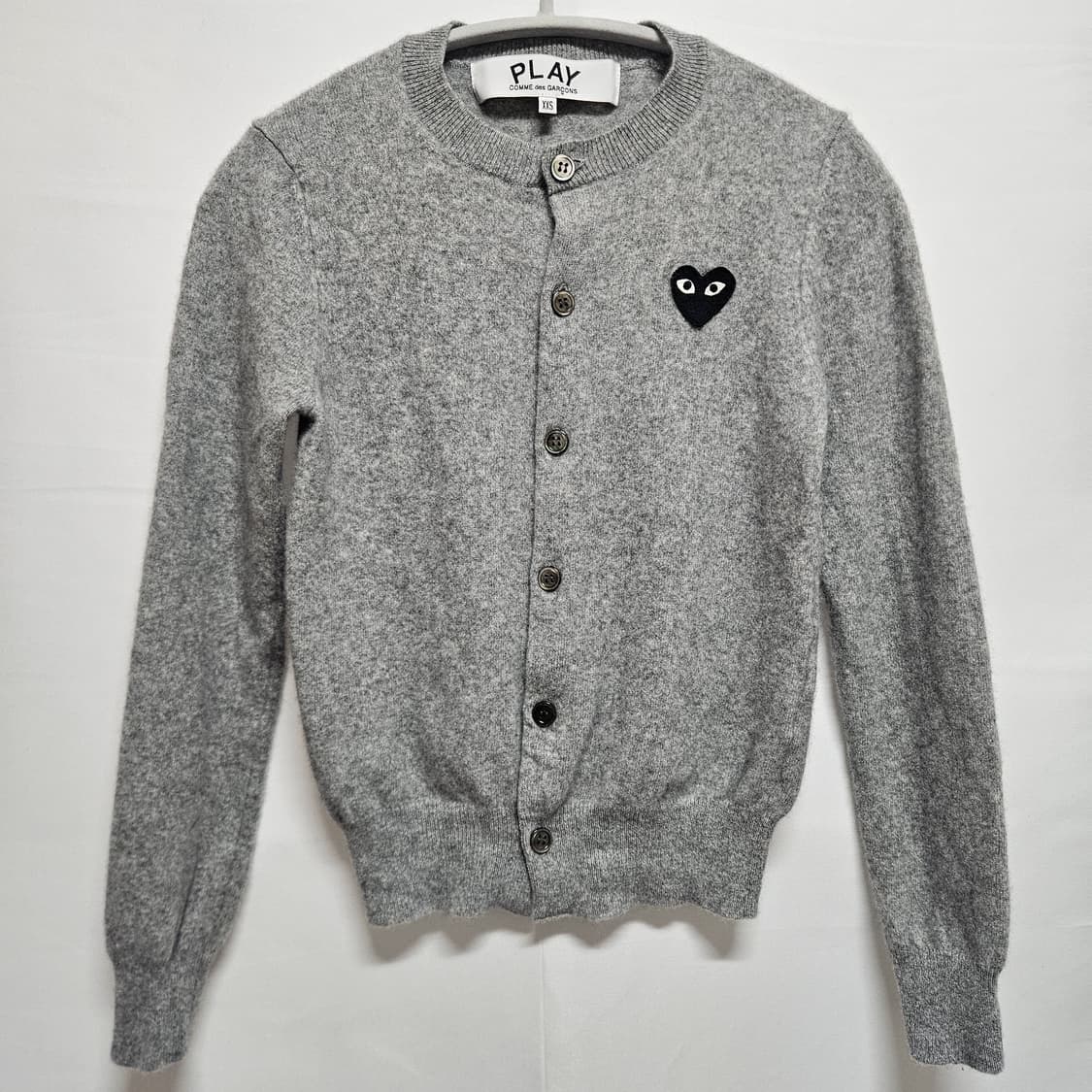 꼼데가르송 하트 로고 가디건 XXS 상품이미지1