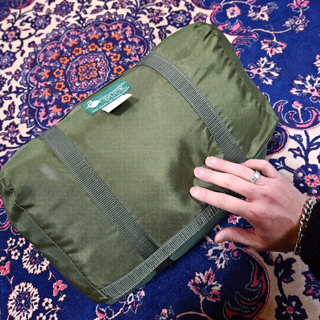 DUCK High Quality 오리털 밀리터리 카키 캠핑 침낭 상품이미지1