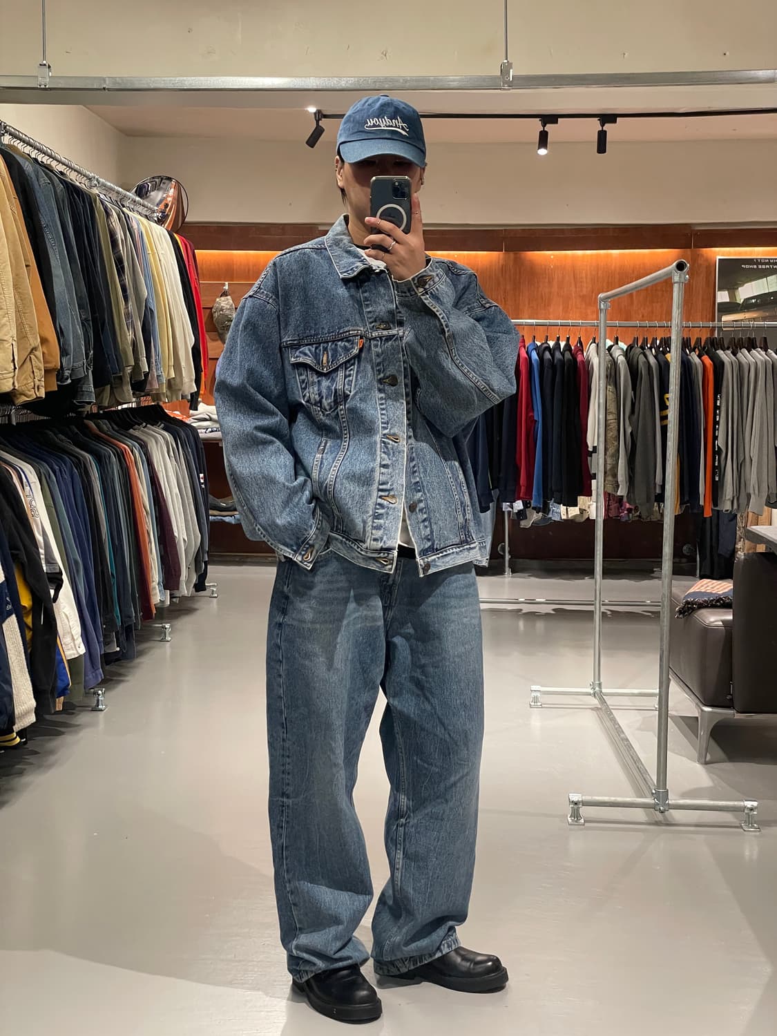 90s 리바이스 오렌지탭 데님 자켓 상품이미지3