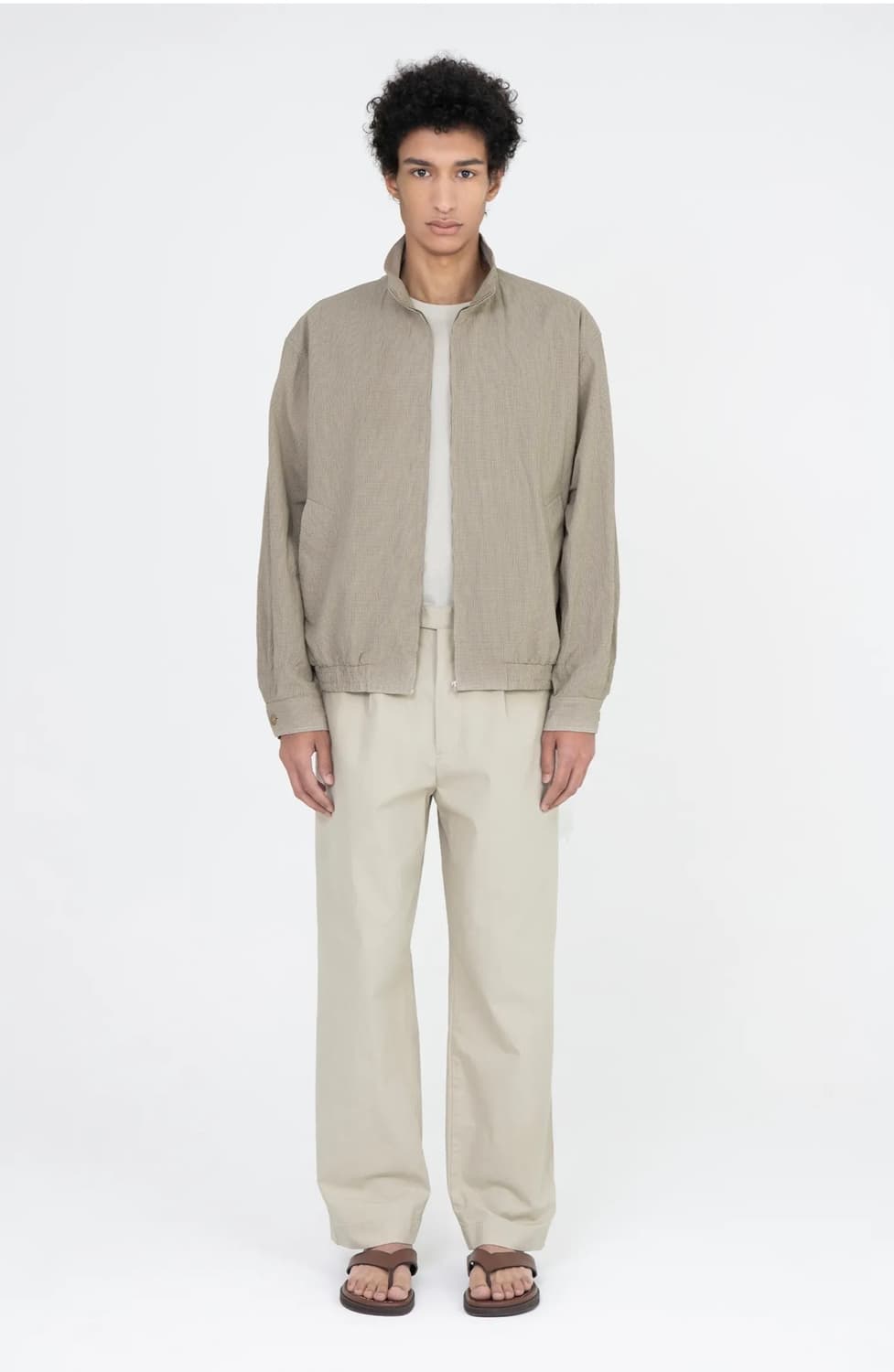 브라운야드 스탠드 카라 블루종 3사이즈 판매합니다 상품이미지2