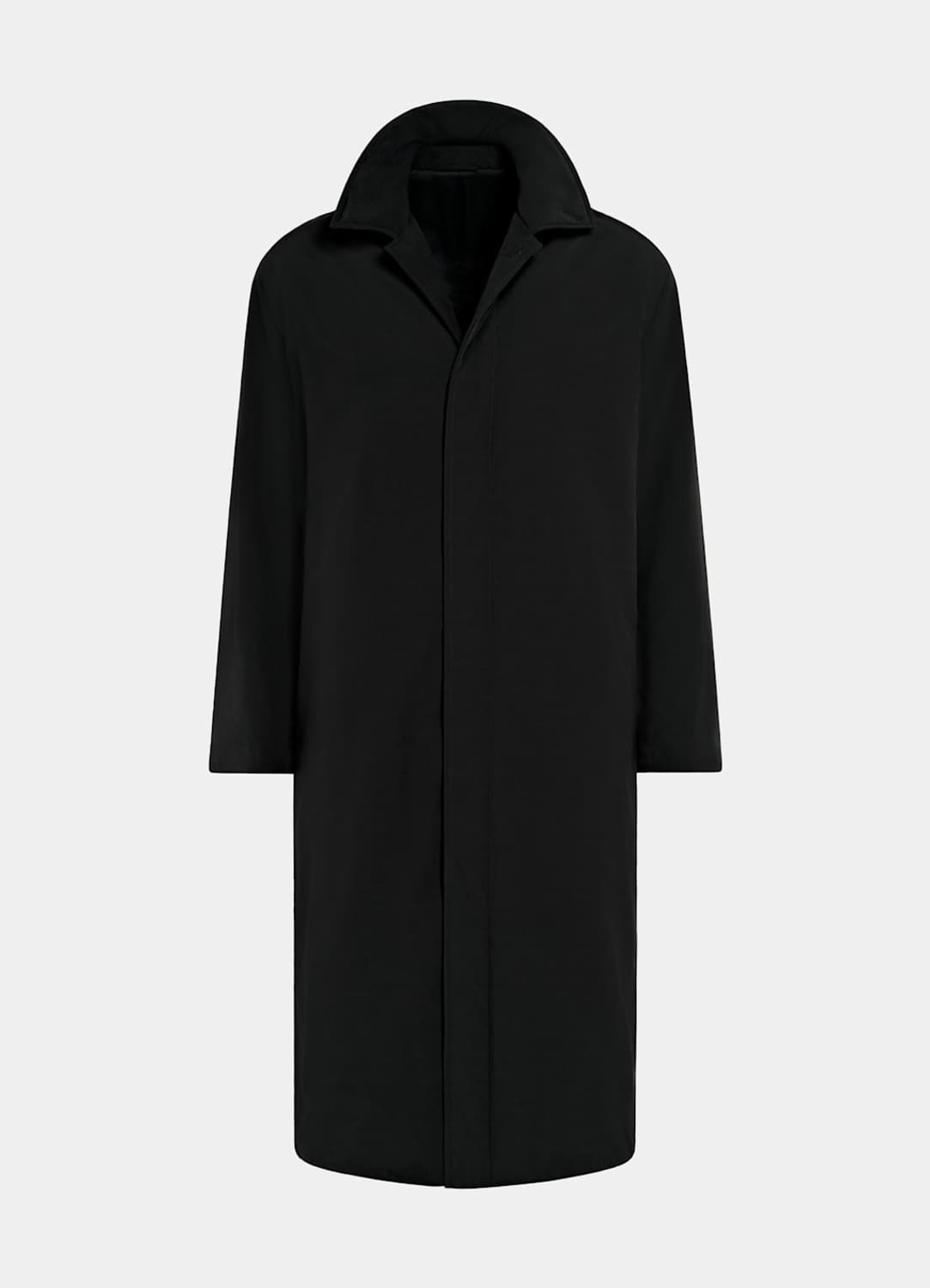 수트서플라이 블랙 테크 패딩코트 (42R) 상품이미지5