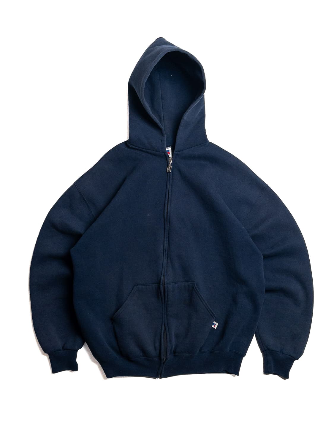 90s Russell Blank Hoodie Full Zip USA 상품이미지3