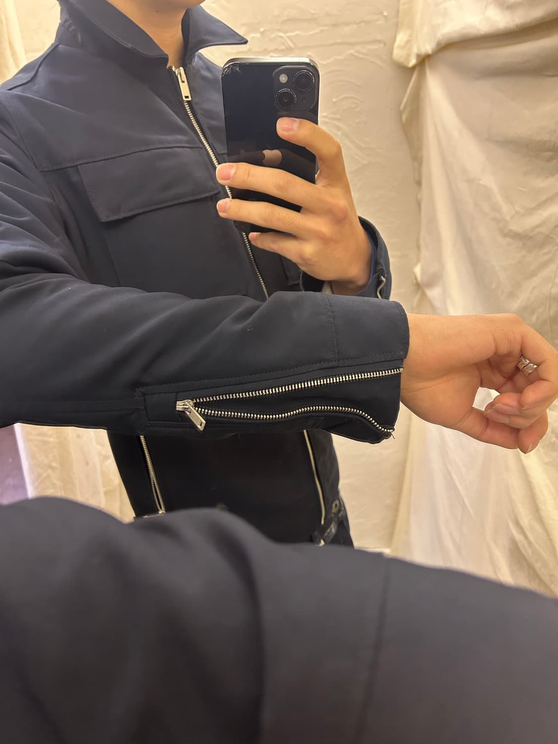 Hum 지퍼 디테일 자켓 상품이미지2