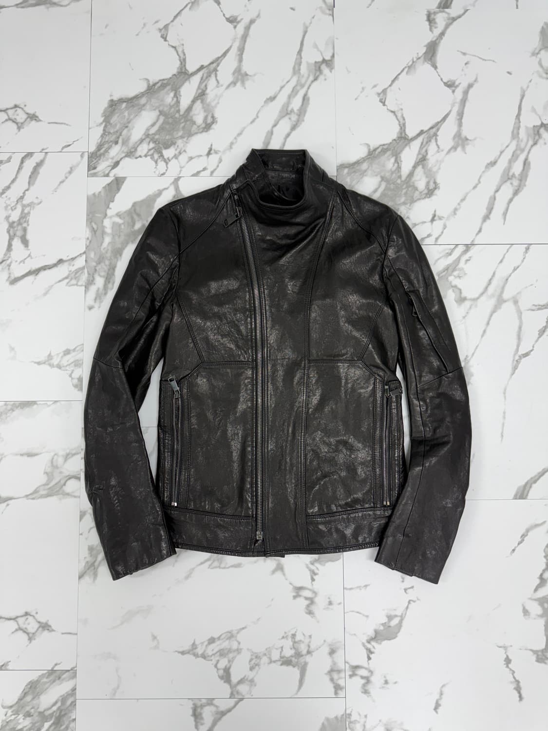 시스템옴므 릭 몰리노 스타일 가죽 자켓 상품이미지1