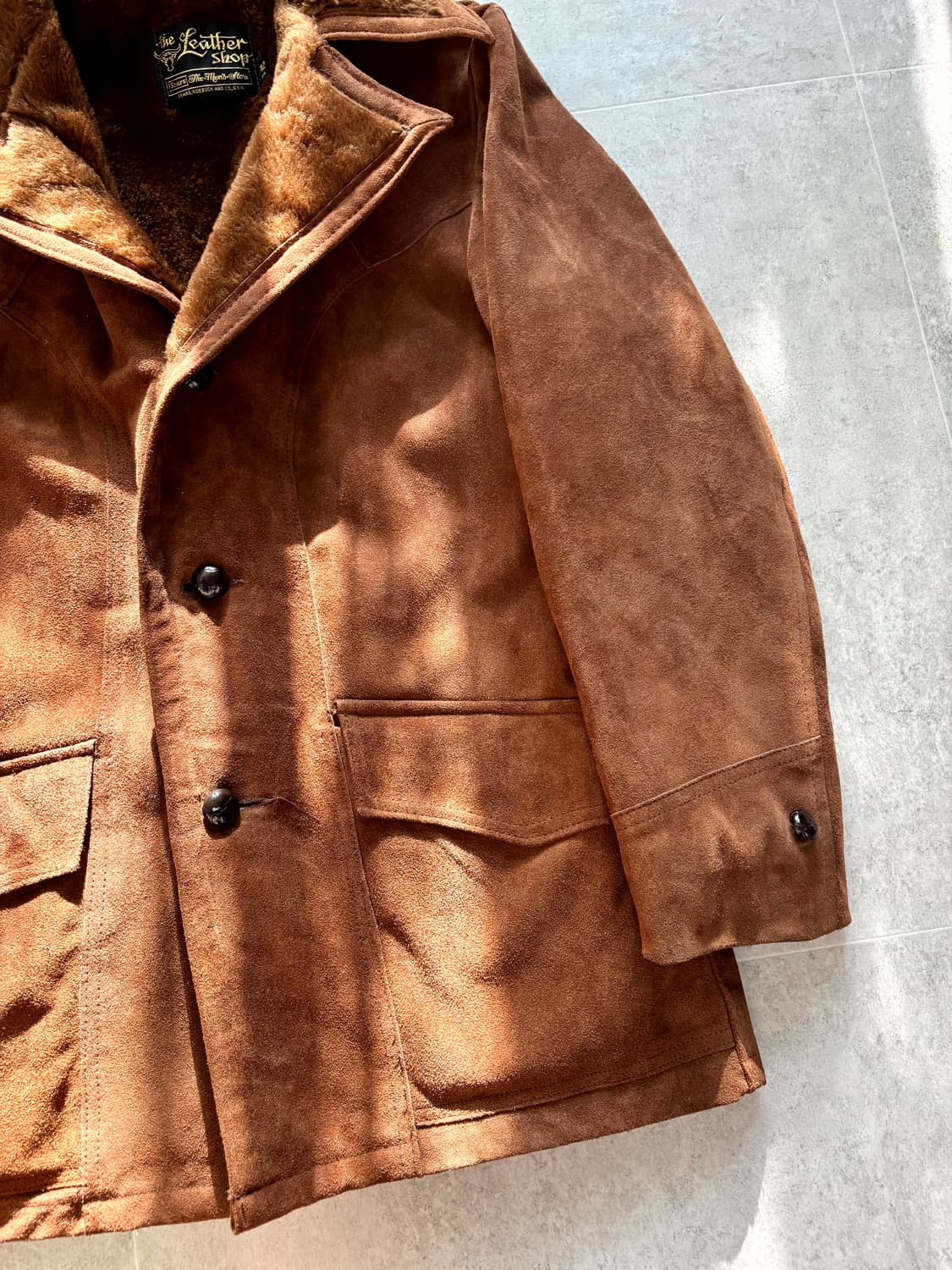 70's SEARS 스웨이드 카 코트 42 상품이미지4