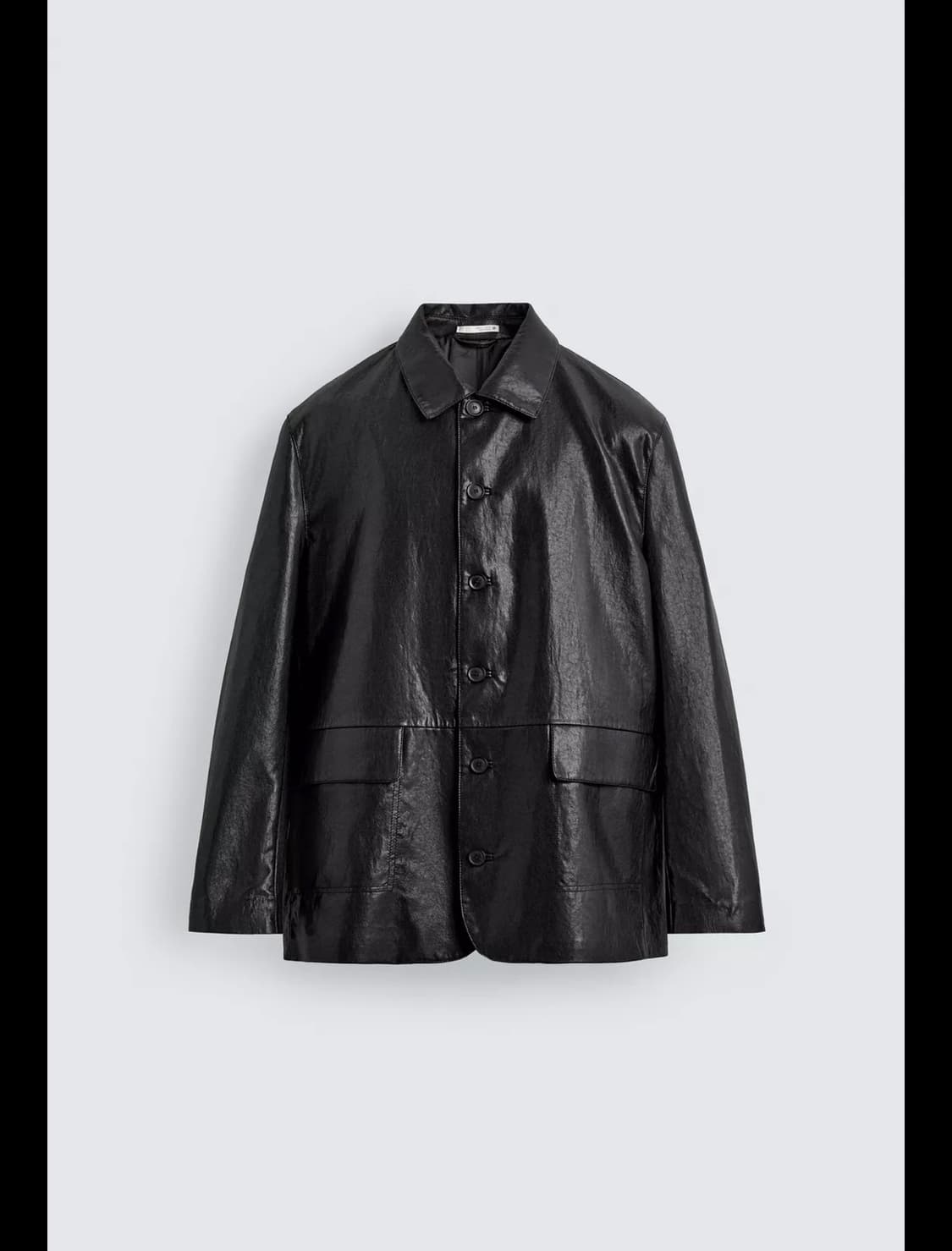 자라 페이크 레더 자켓 L 상품이미지1