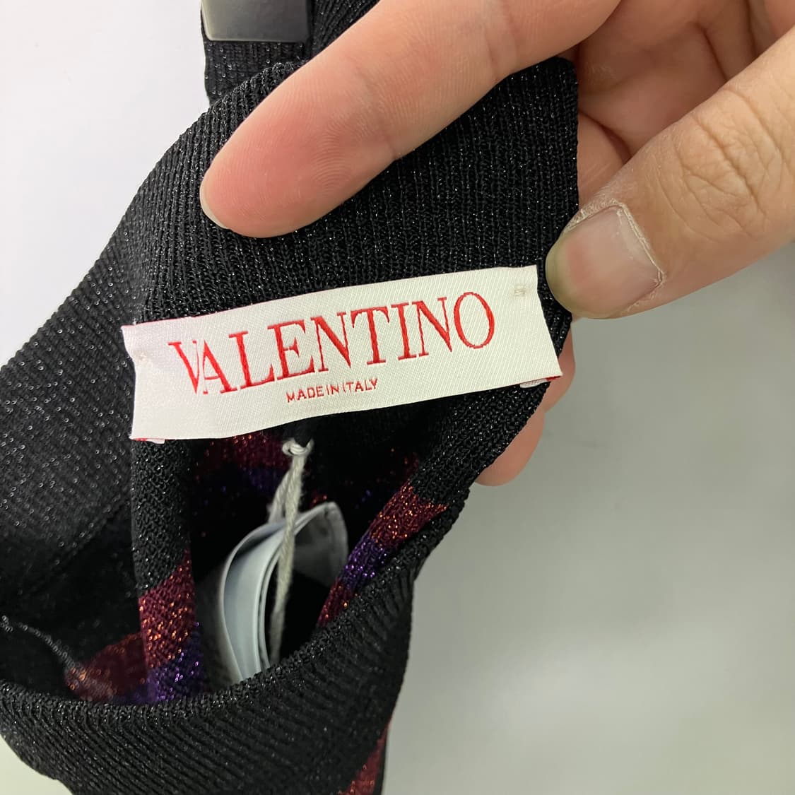 발렌티노 메탈릭 스트라이프 니트 쇼츠 S 상품이미지6