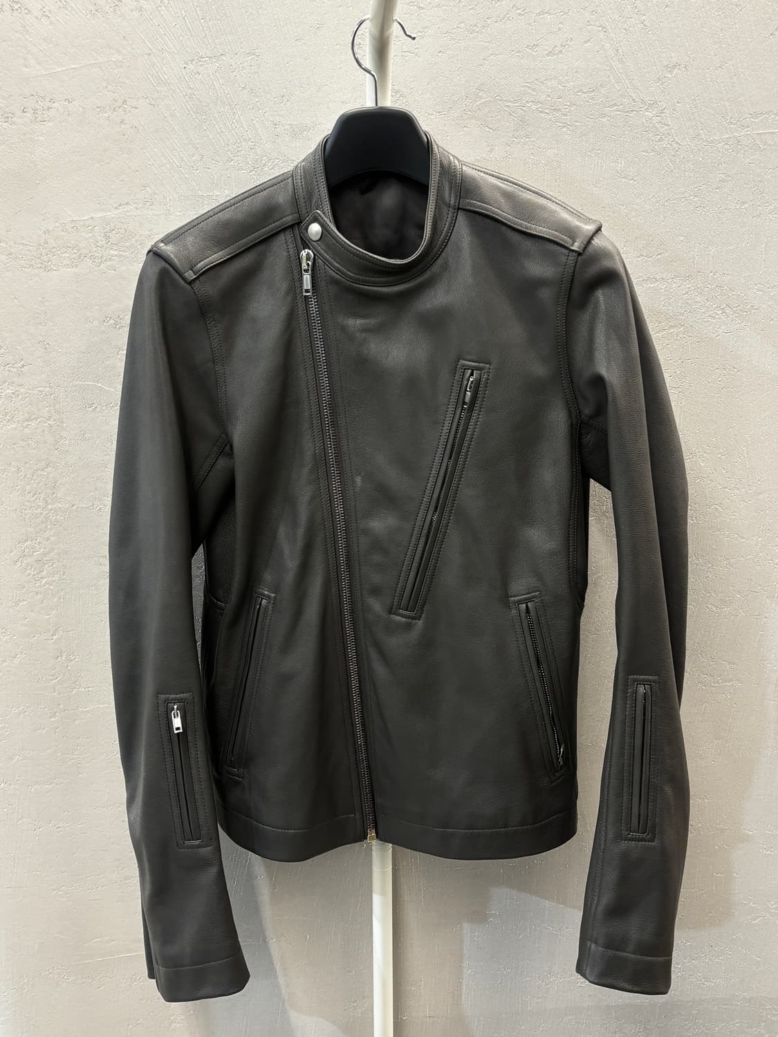 릭오웬스 정품 고트 스킨 레더 자켓 48 상품이미지2