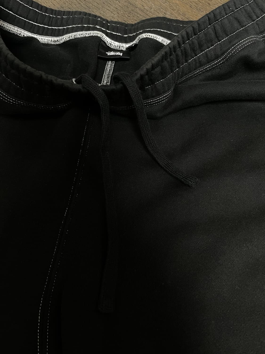스투시 블랙 스웻팬츠 XL 상품이미지4