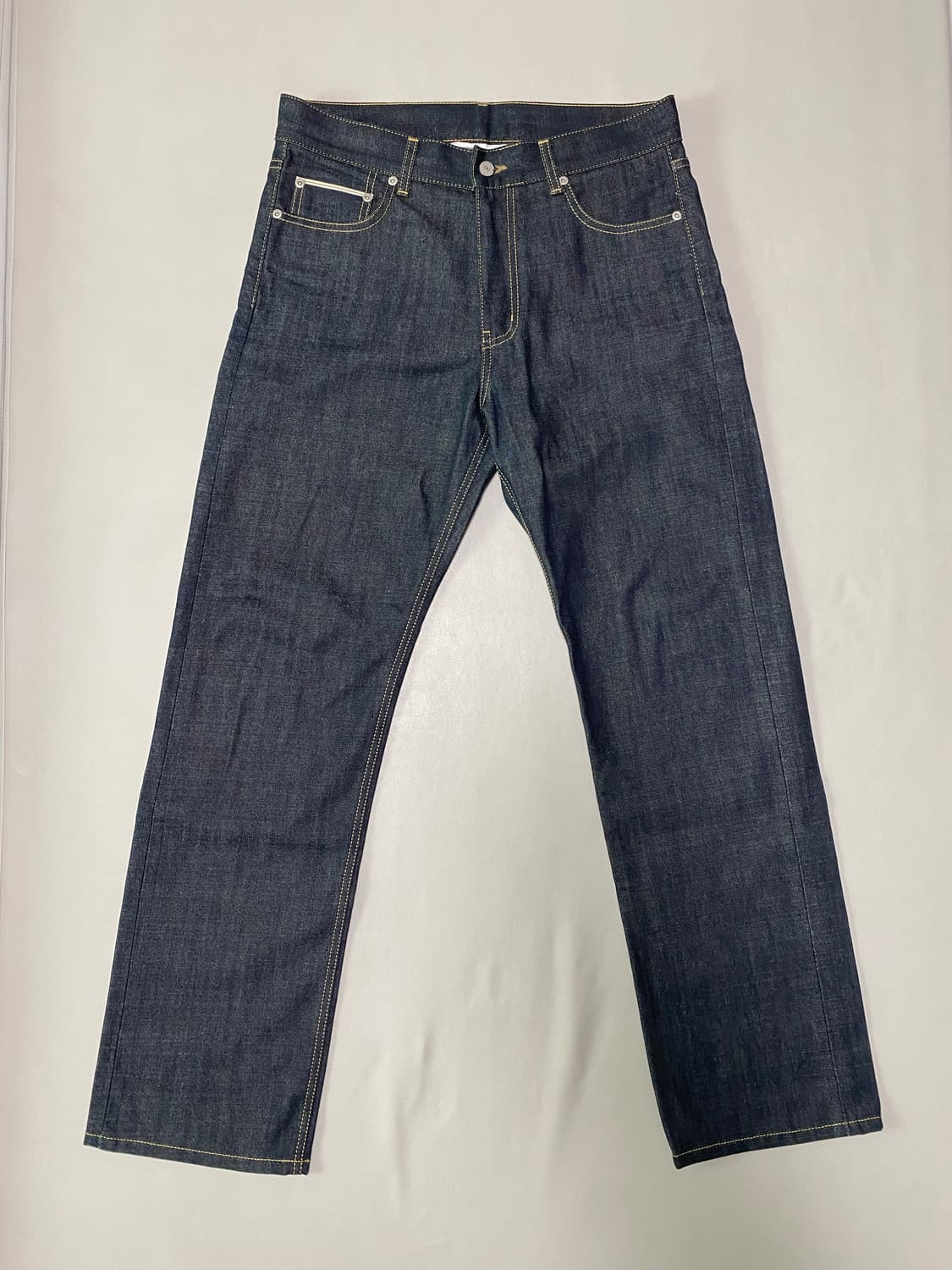 유니폼브릿지 셀비지 데님팬츠 M 딥인디고 상품이미지1