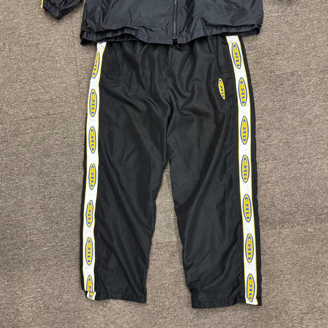 90s CRU 디자인 트레이닝 우븐 셋업 made in USA (L)  상품이미지3