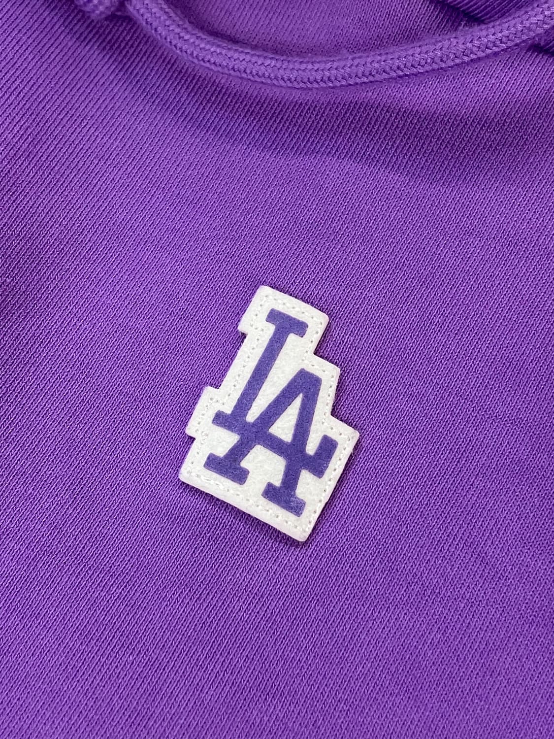 MLB 크롭 후드티 퍼플 XXL  #csz3360 상품이미지4