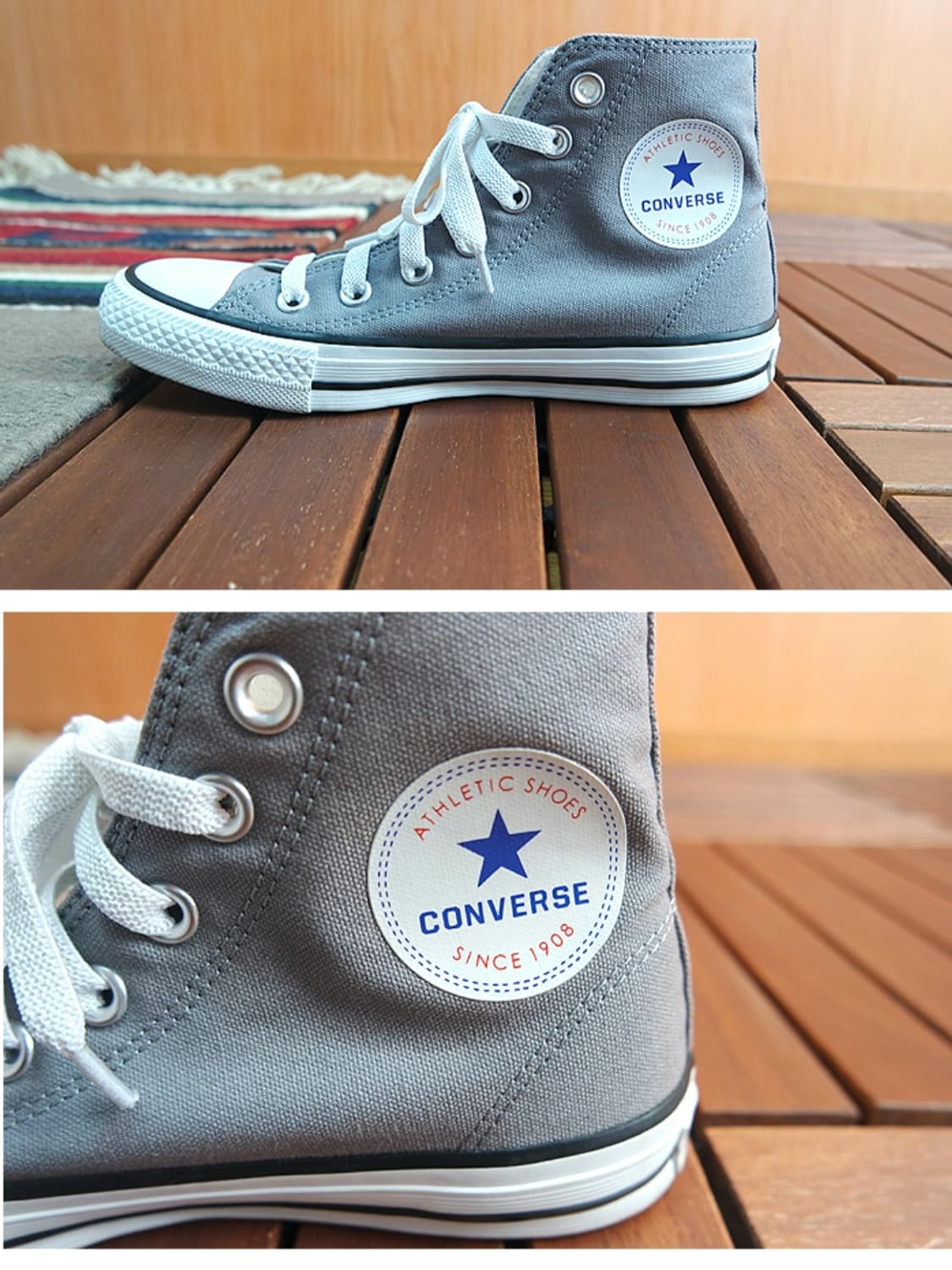 일본판 그레이 컨버스 하이~ 235~240사이즈 상품이미지3