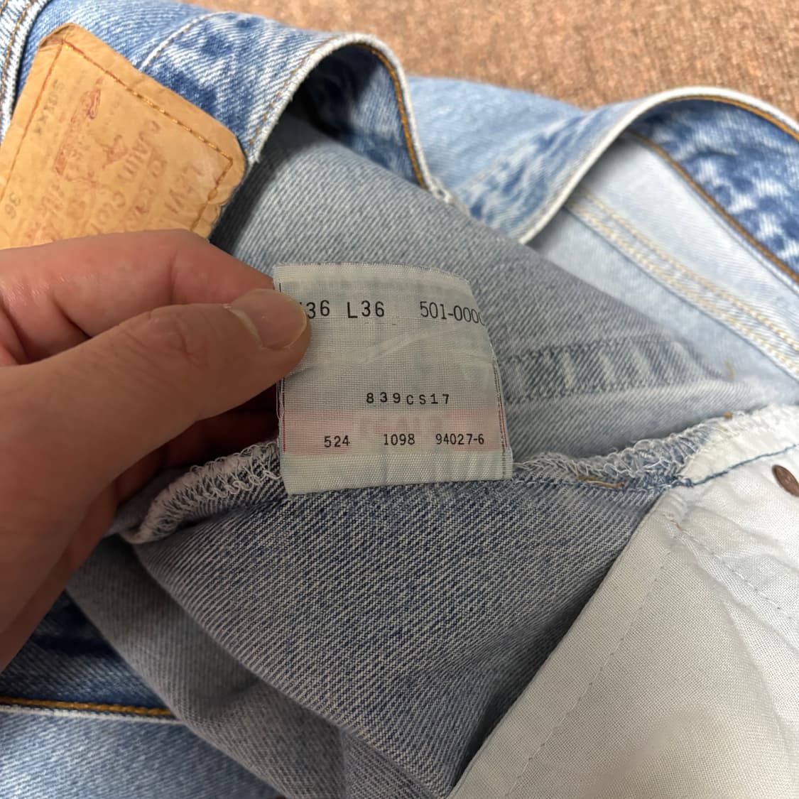 90s levis 501xx 리바이스 501 34-35사이즈 상품이미지4