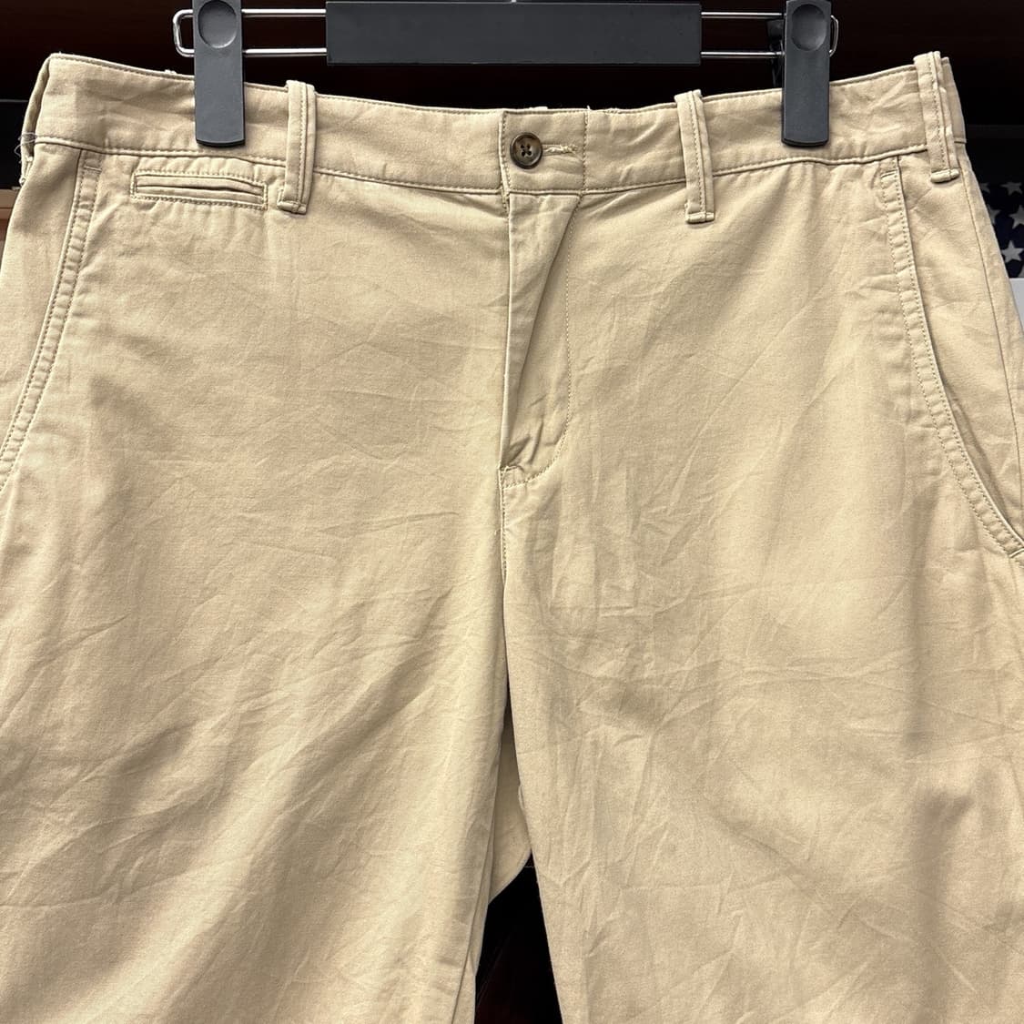 신형라벨 폴로 랄프로렌 클래식 치노 쇼츠팬츠 포니자수 진베이지 N1110 상품이미지3