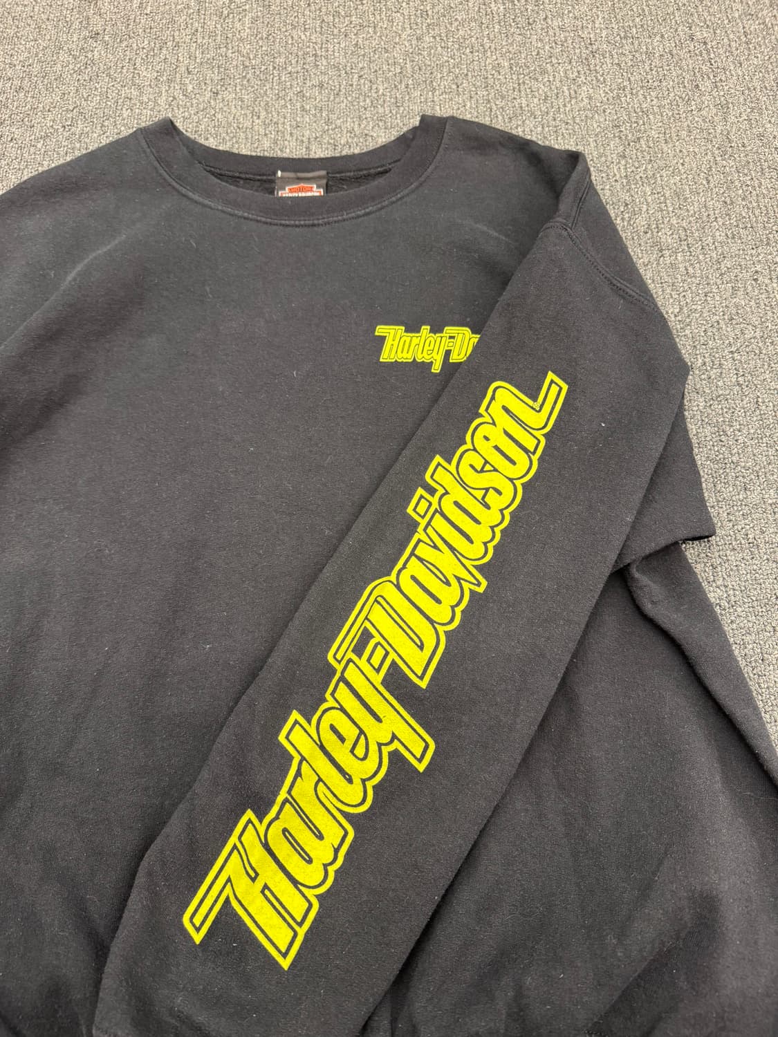 L)할리데이비슨 빈티지 백프린팅 기모 스웻셔츠 상품이미지6