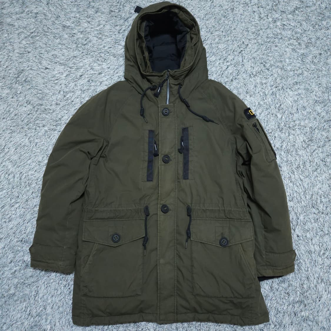 내셔널지오그래픽) XXL 남자 블루웨일 덕다운야상패딩 / 왕눈이샵 상품이미지1