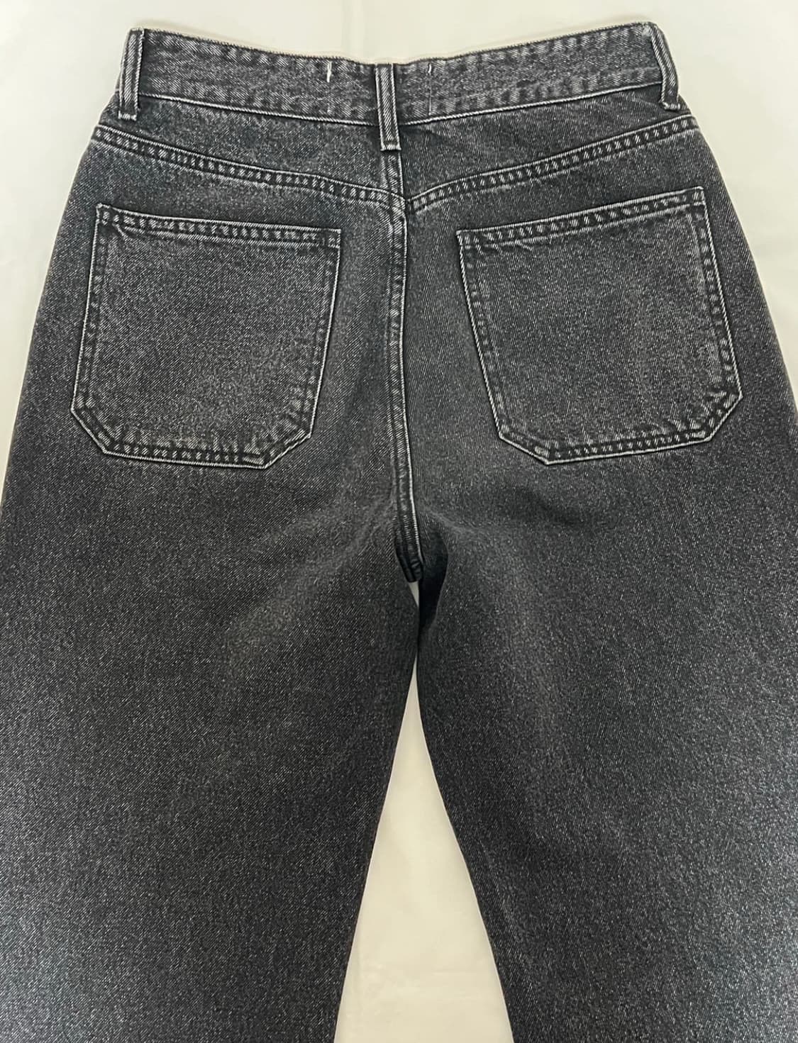 STU 데님 팬츠 블랙 흑청 상품이미지7