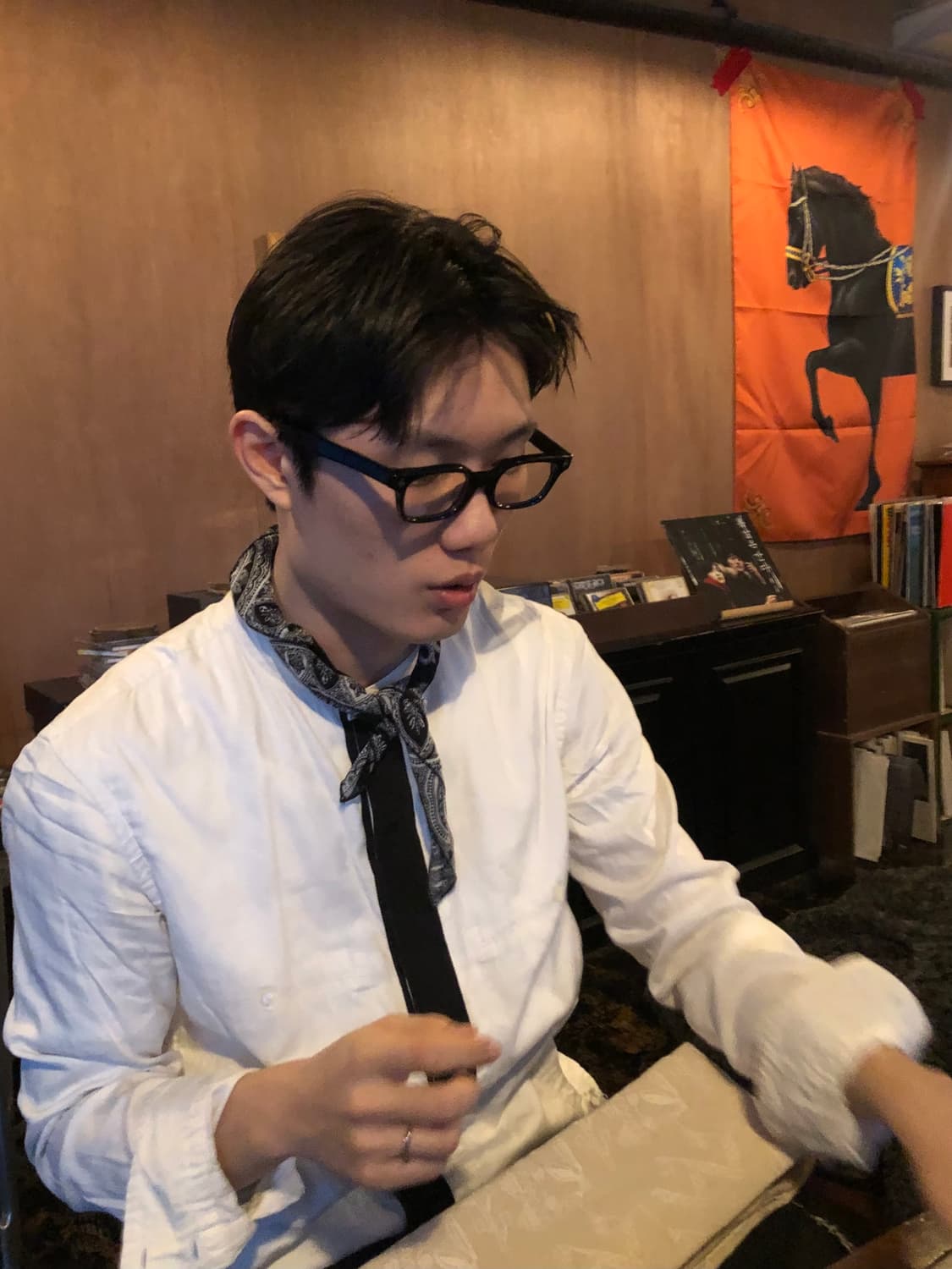 타카히로미야시타더솔로이스트 웨스턴 자수 롱셔츠 상품이미지1