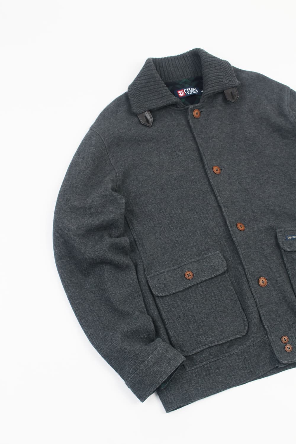 CHAPS  Knit Collar Work Jacket 상품이미지2