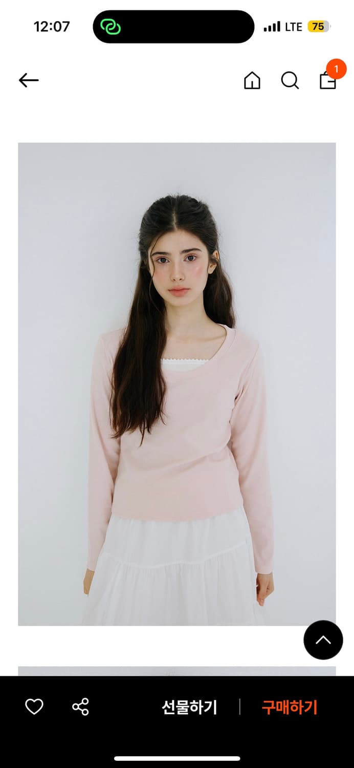 마레니 레이스 레이어드 티셔츠 상품이미지3