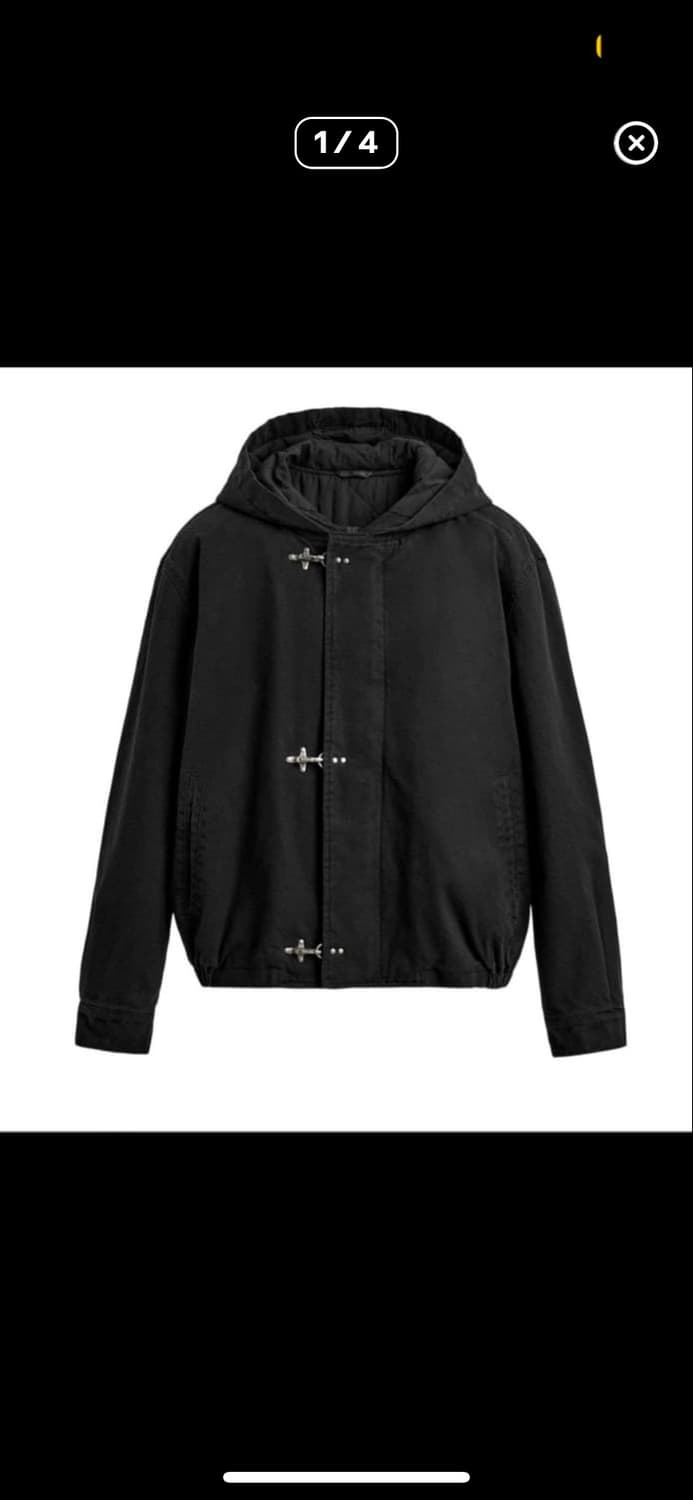 Zara 토글 후드 파이어맨 자켓 S 상품이미지3