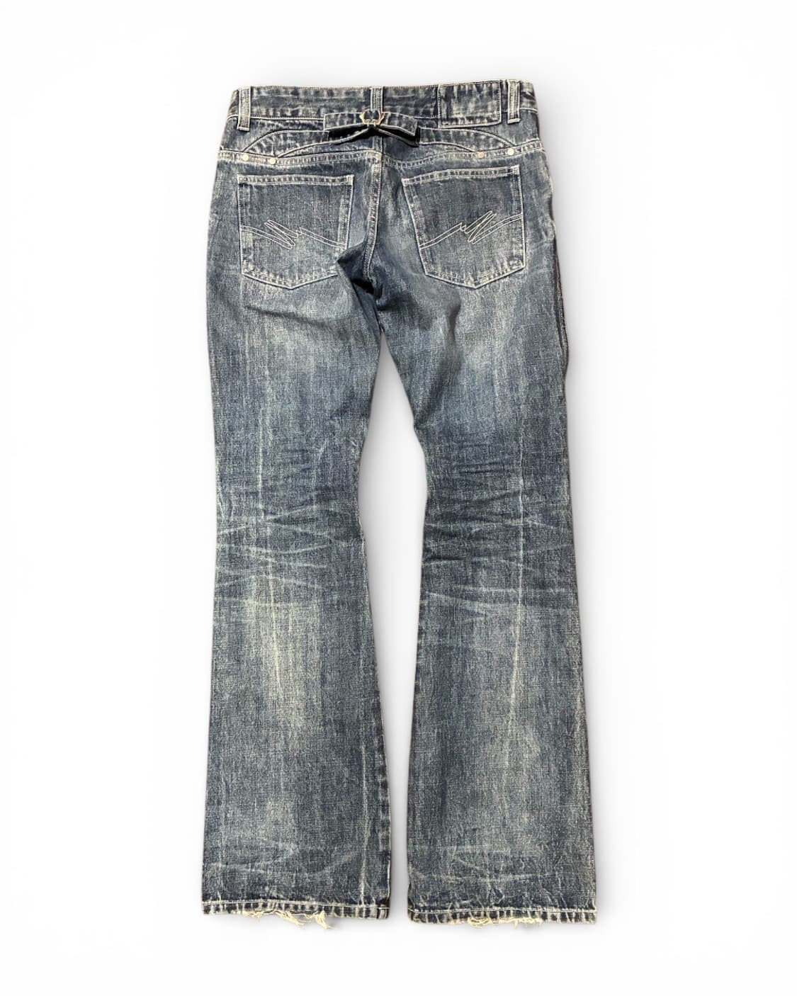 마틴로즈 부츠컷 데님마블워시 상품이미지2