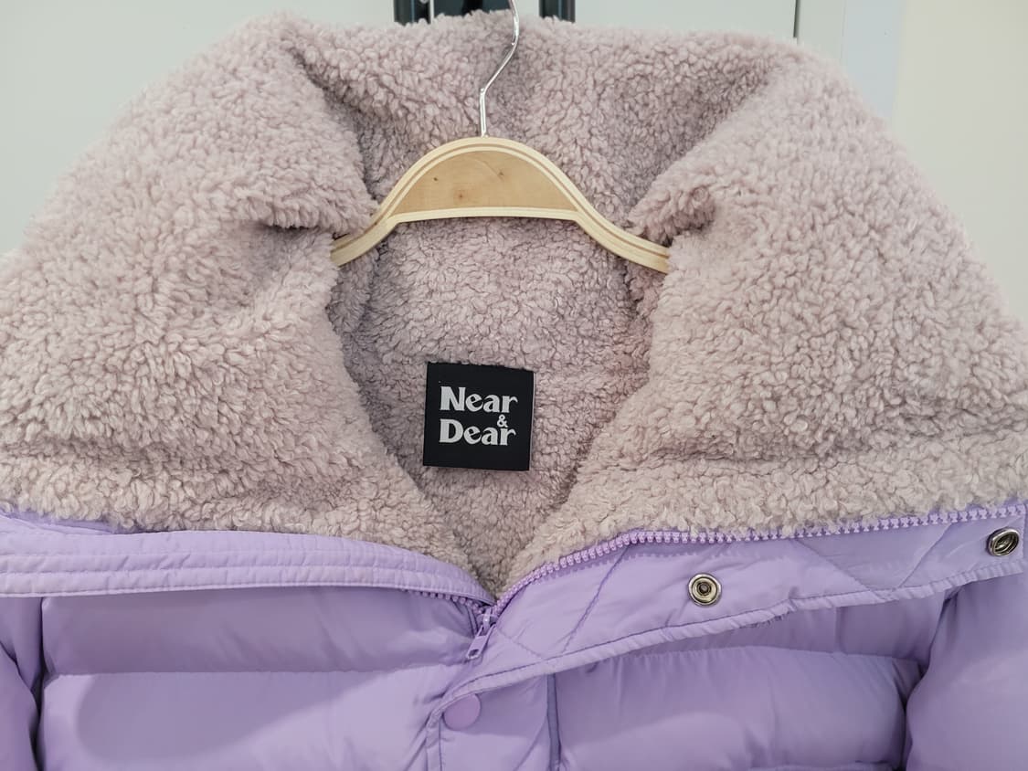 니어앤디어 라벤더 덕다운 숏 패딩 점퍼 프리사이즈 상품이미지7