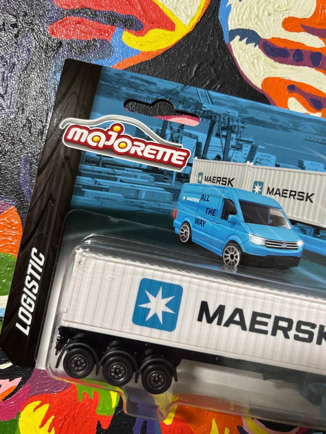 미개봉) 머스크 40피트 컨테이너 트럭 다이캐스트 마조렛 인테리어 소품 상품이미지3