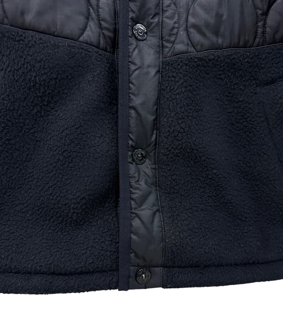 내셔널지오그래픽 퀄팅 플리스 후리스 자켓 블랙 (M) 상품이미지5