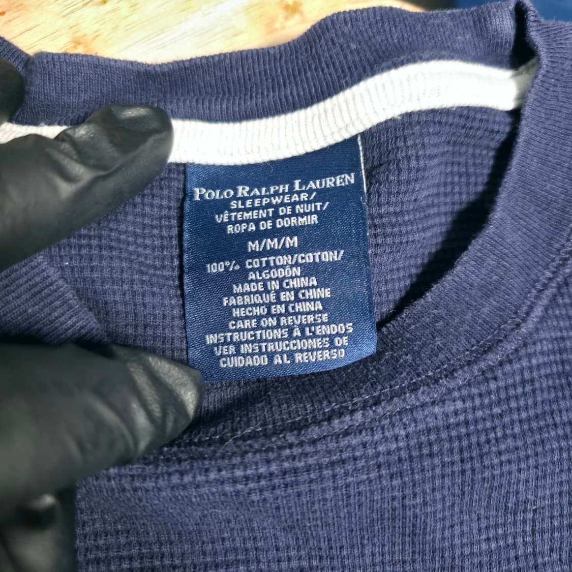 Polo Ralph Lauren 폴로 와플 긴팔 티셔츠 M (베이직) 상품이미지4