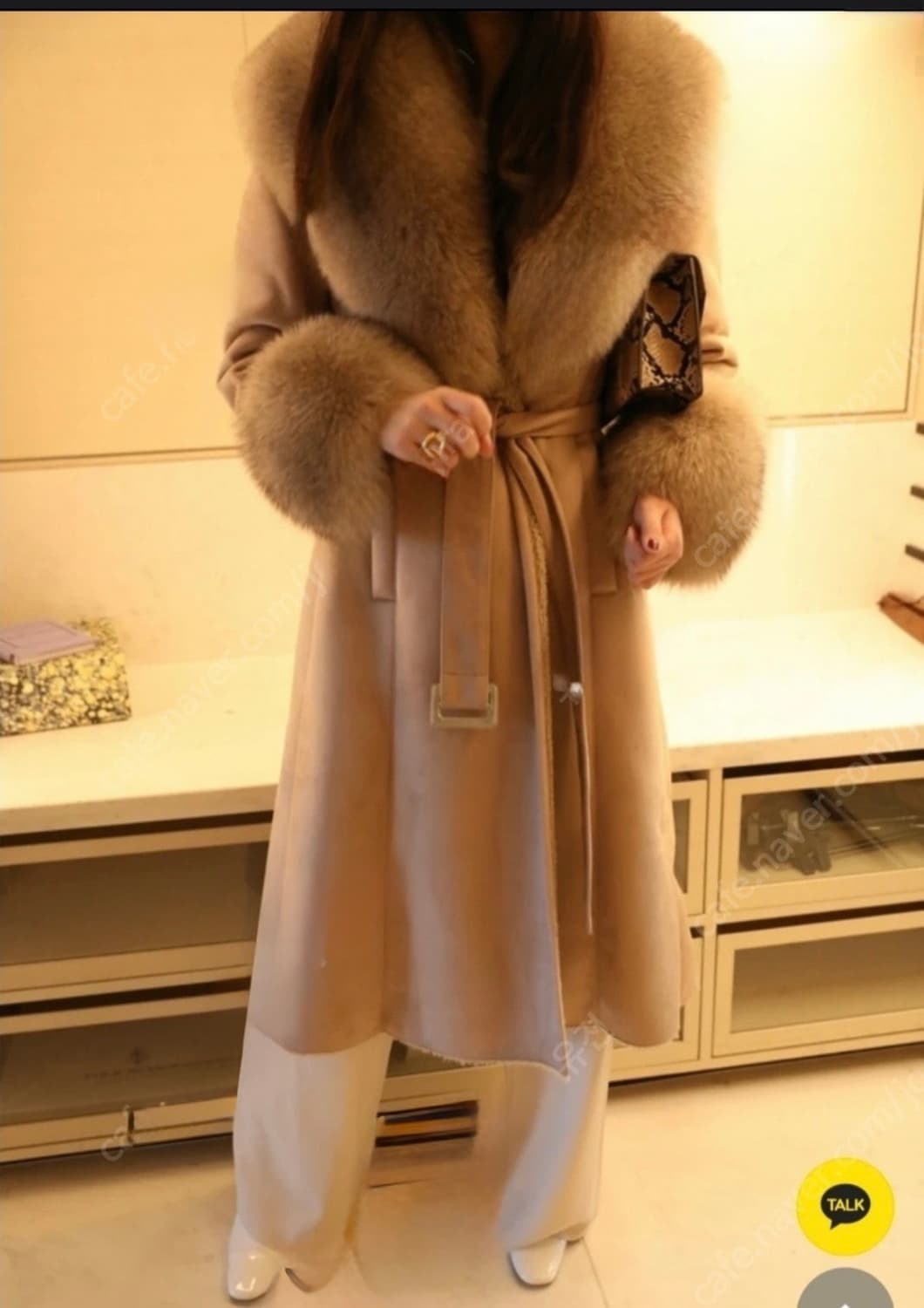 myeyeko 마이아이코 폭스퍼 무스탕 상품이미지2