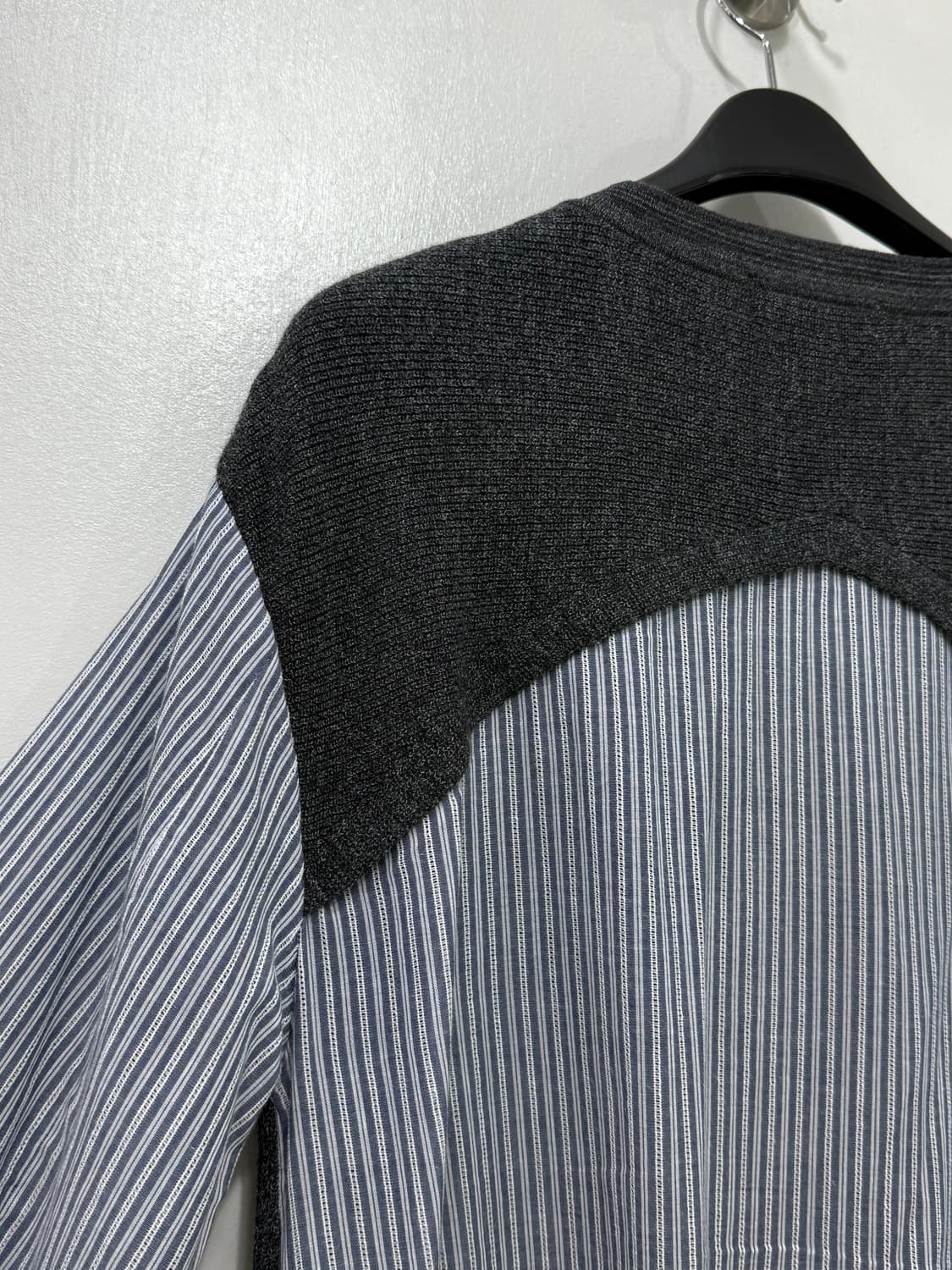 SJSJ 셔츠 배색 니트 F(55~66) 상품이미지5