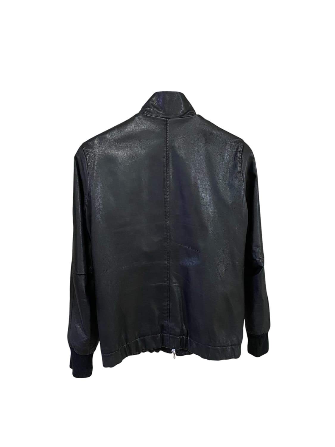 Two-Way Zip Leather Jacket 상품이미지2