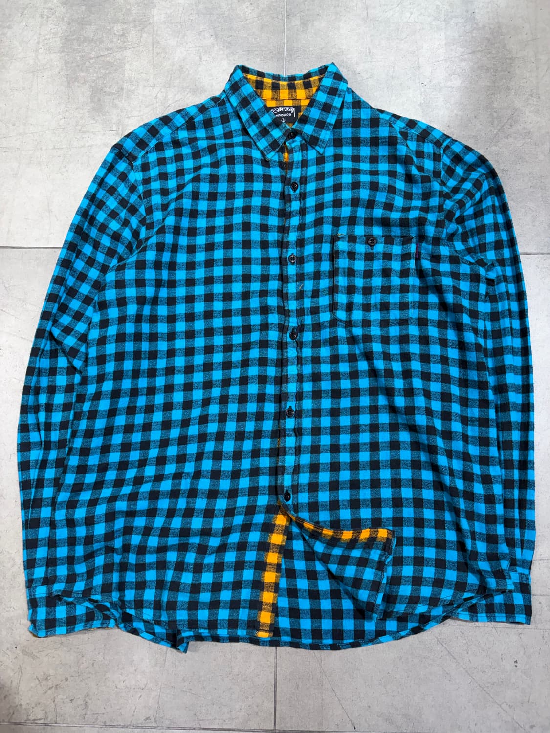 00s 스투시 헤비 플란넬 긴팔셔츠 상품이미지2