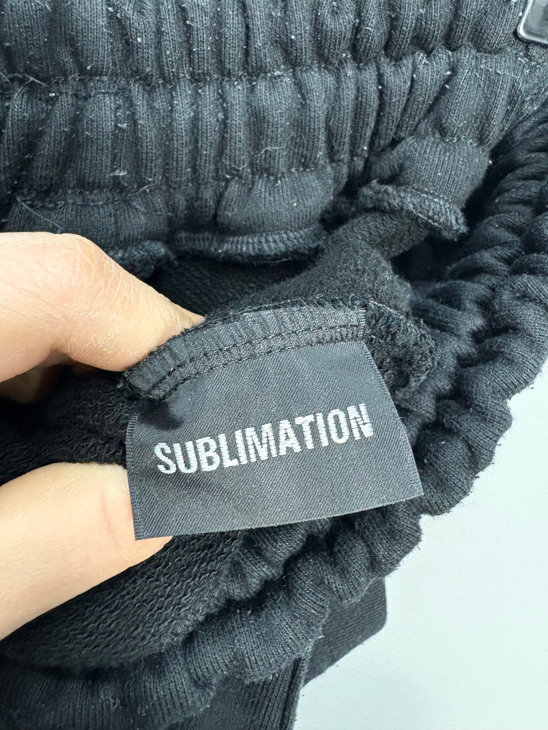 빈티지 레터링 자수 양기모 스웻팬츠 A3477 상품이미지6