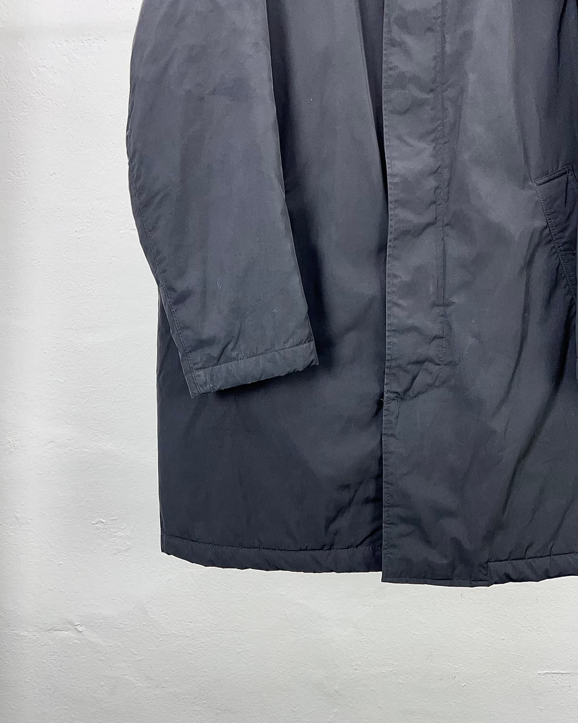 폴로 랄프로렌 블랙 폴리쉘 숏 카라 맥 코트 자켓 상품이미지4