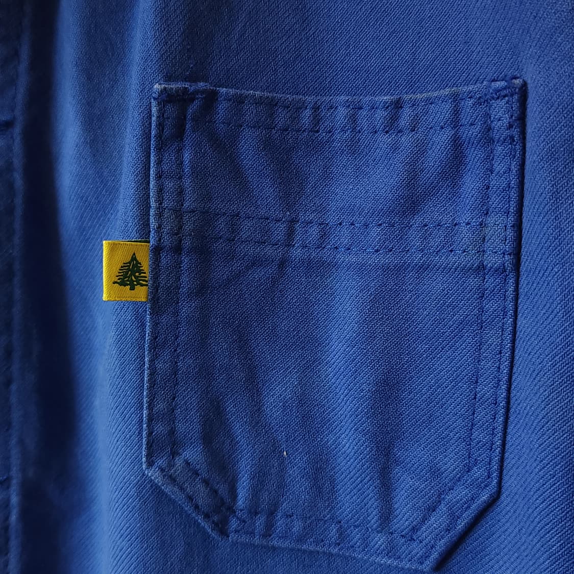 80s 프렌치 워크자켓 프렌치자켓 블루 빅사이즈 워크자켓 58 상품이미지5