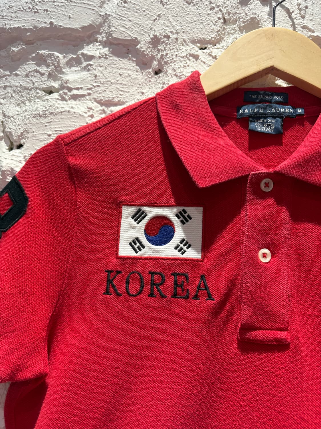 유일) 폴로 빅포니 태극기 KOREA3 카라반팔 티셔츠 상품이미지4