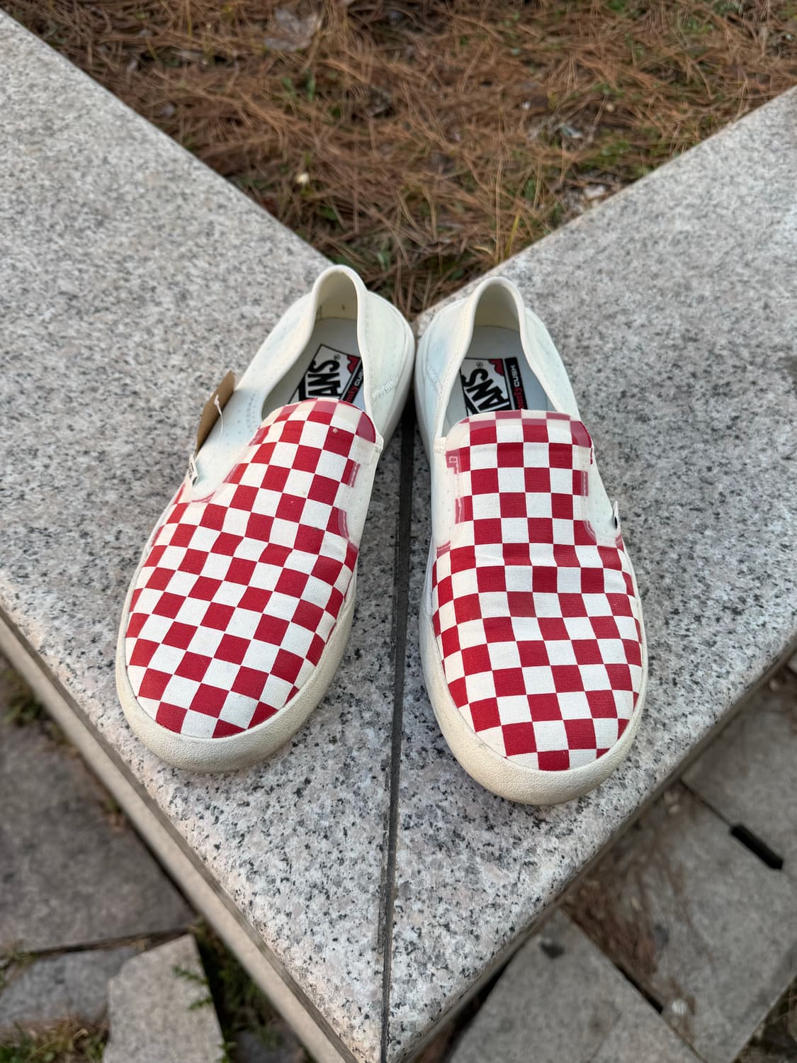 Vans 반스 컴피쿠시 원 체커보드 레드 상품이미지1