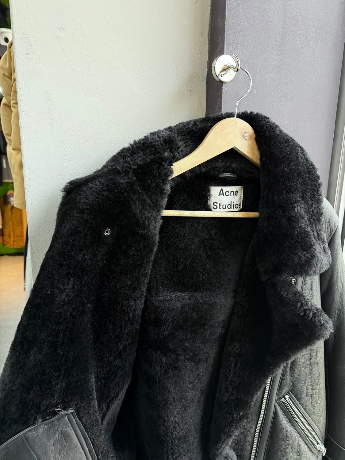 36/ 아크네스튜디오 램스킨 시어링 벨로시티 무스탕 상품이미지5