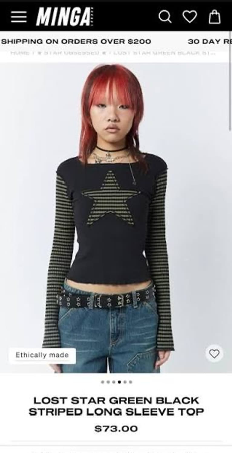 Minga London 스트라이프 탑 상품이미지2