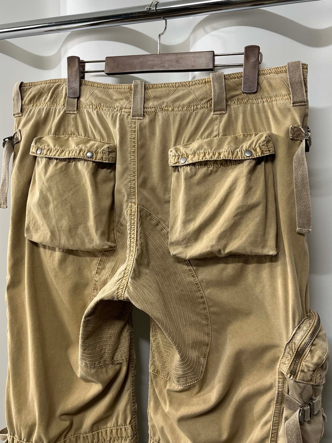90's 폴로랄프로렌 아카이브 밀스펙 유틸리티 파일럿 탄창카고팬츠 36 상품이미지8
